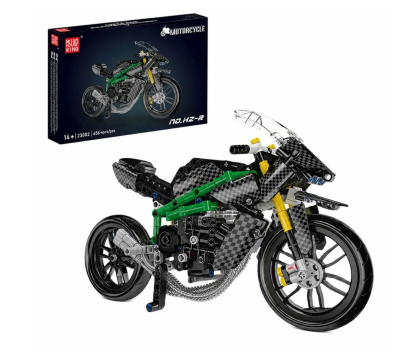 Zabawka edukacyjno-interaktywna Mould King Klocki konstrukcyjne Model motocykla HZ 656 el. zestaw 23002